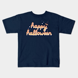 Happy Halloween (purple) Kids T-Shirt